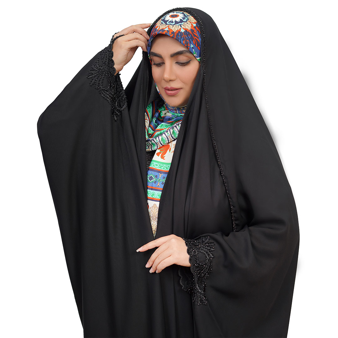 چادر عربی گلدوزی جواهردوزی 104