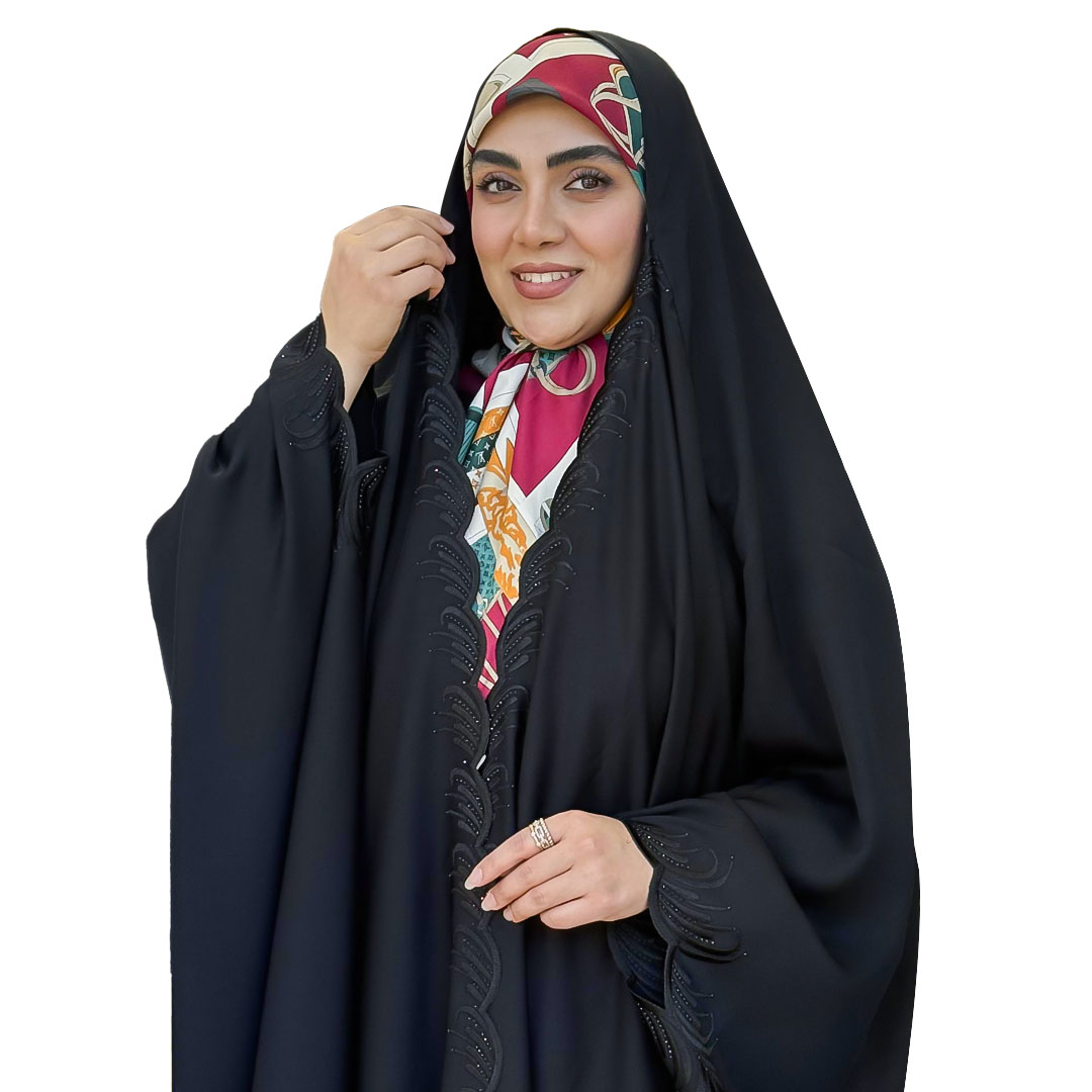 چادر عربی گلدوزی پرطاووس